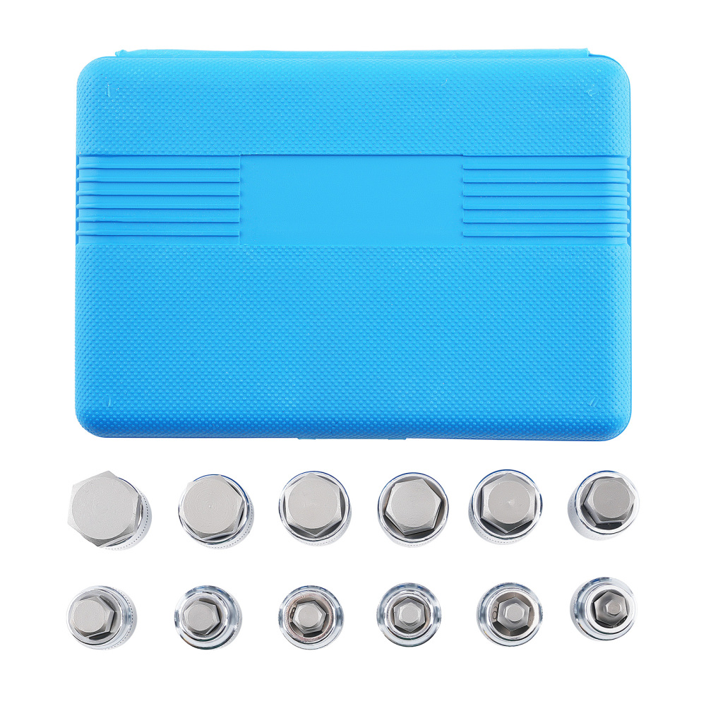 12 Douilles Hex 1/2 Acier Carbone H5-H8-H10-H16-H22 for Clé à Cliquet