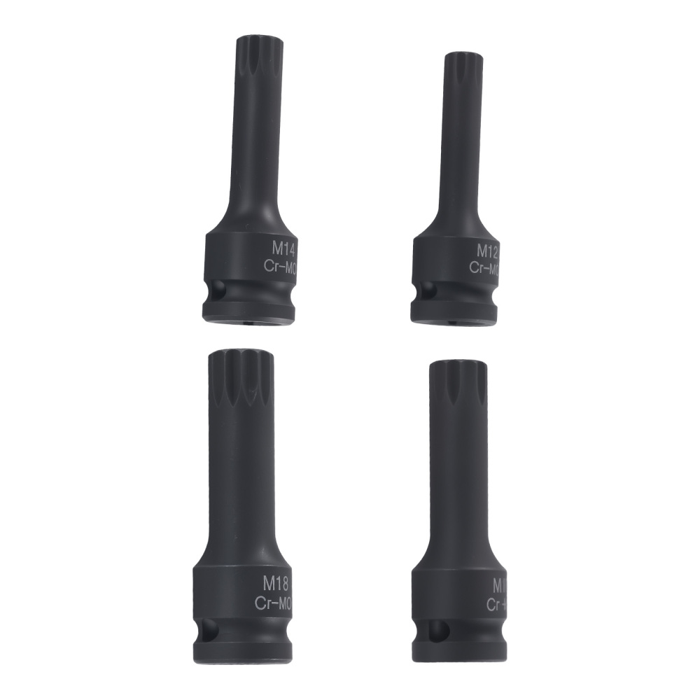 1/2 Drive Impact Spline Bit M12 M14 M16 M18 for VAG Models CR-MO 78mm