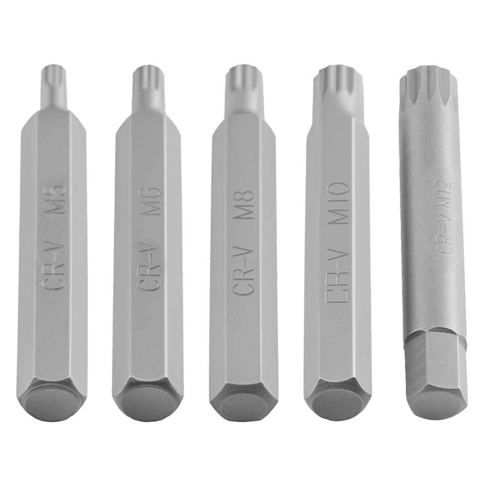 12 Point Spline 3/8 Drive Triple Square Socket Set M5 M6 M8 M10 M12 11pcs