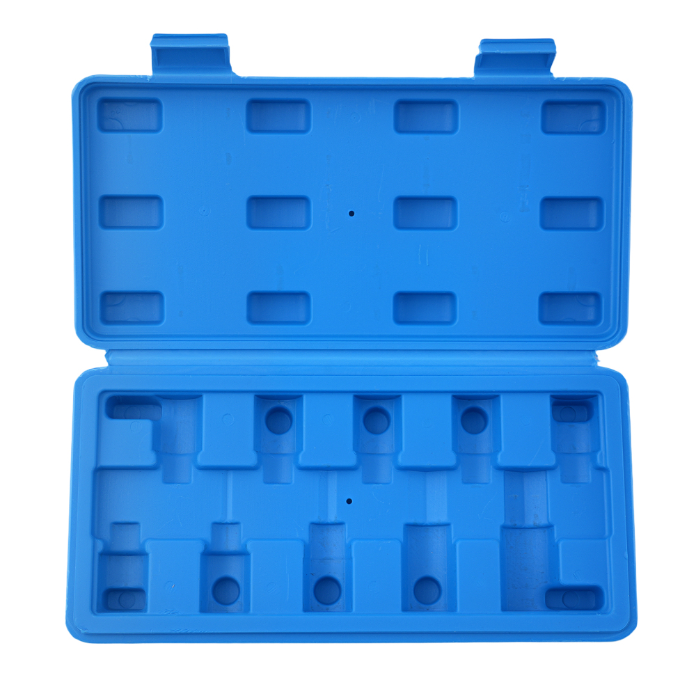 1/2 Drive 10pc Spline Impact Socket Set M4-M18 S2 Steel Tamper Bit Sockets