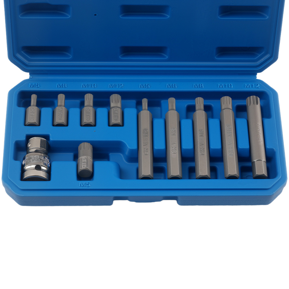 11 Pezzi Bussole Spline M5-M12 compatibile per Mercedes Porsche Cuscinetti CRV Metrico