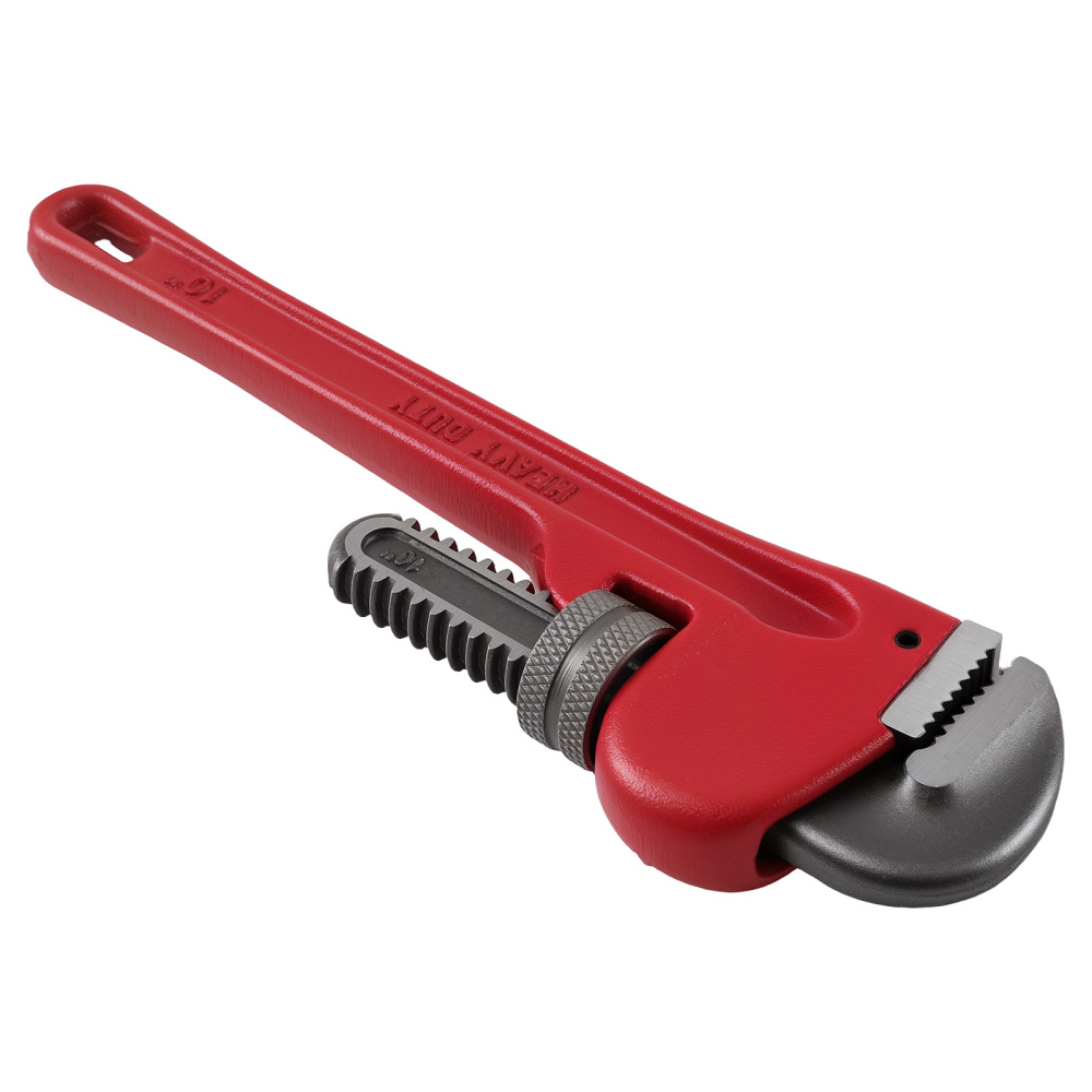 10 250mm CRV Heavy Duty Pipe Wrench Adjustable Jaw Plumbing Tool
