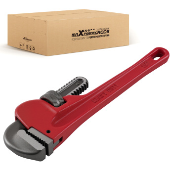 10 250mm CRV Heavy Duty Pipe Wrench Adjustable Jaw Plumbing Tool