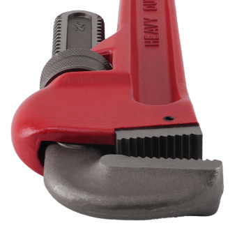 24 in Adjustable CRV Heavy Duty Pipe Wrench 85mm Jaw Industrial Plumbing