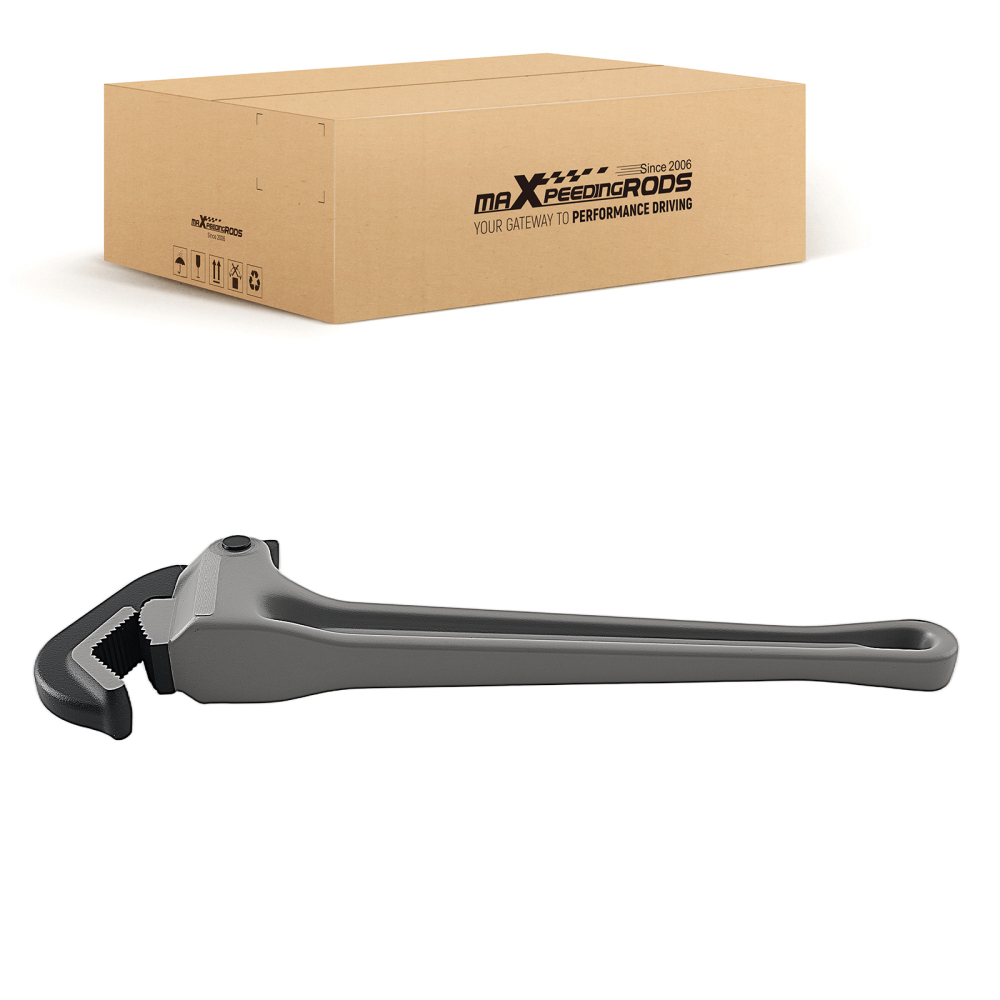 18 Aluminum Pipe Wrench Automatic Jaw Adjustment Lightweight Design