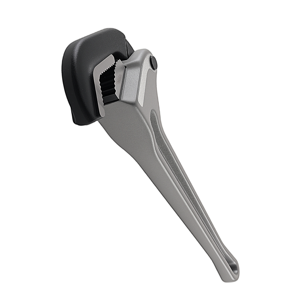 18 Inch Aluminum Pipe Wrench Self-Locking Automatic Jaw Straight Tool