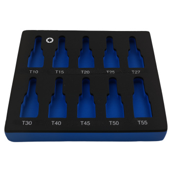 10 Piece 3/8in Drive Star Bit Socket Set T10-T55 CRV Professional Tool New