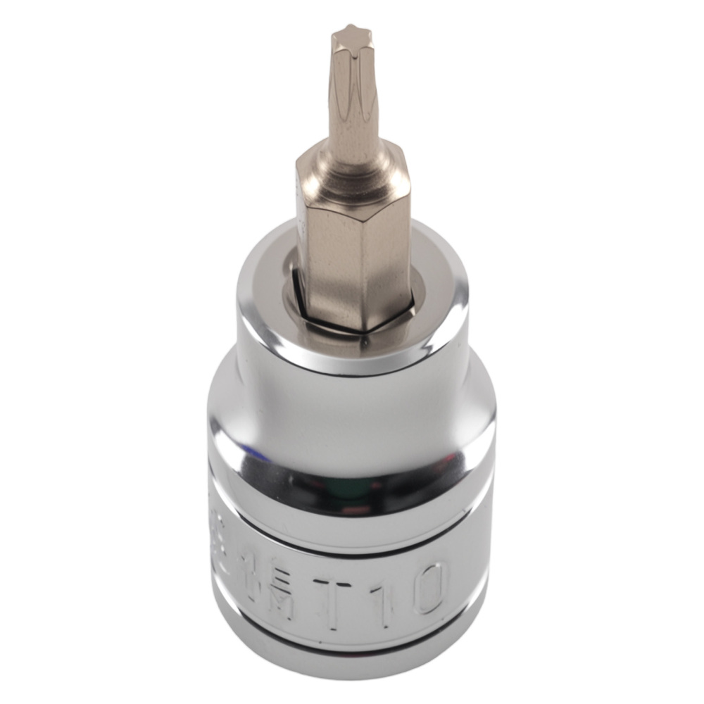 10 Piece 3/8in Drive Star Bit Socket Set T10-T55 CRV Professional Tool New