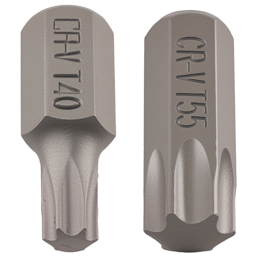 14 Piece Star Bit Socket Set T20-T55 CRV 30/75mm 1/2 Drive Adaptor