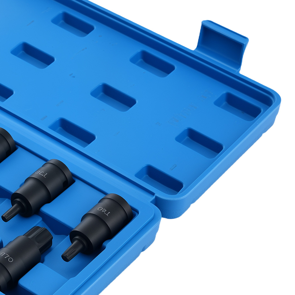 1/2 Drive Impact Socket Set Star 10PC T20-T70 S2 Steel Tool Kit N