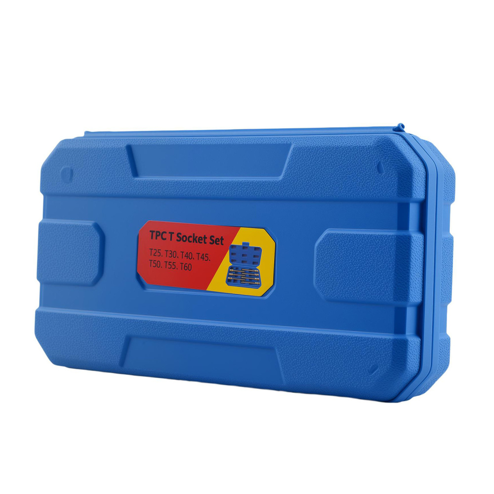 8 Pezzi Bussole Professionali 110mm T25-T60 Attacco 3/8 Cr-V