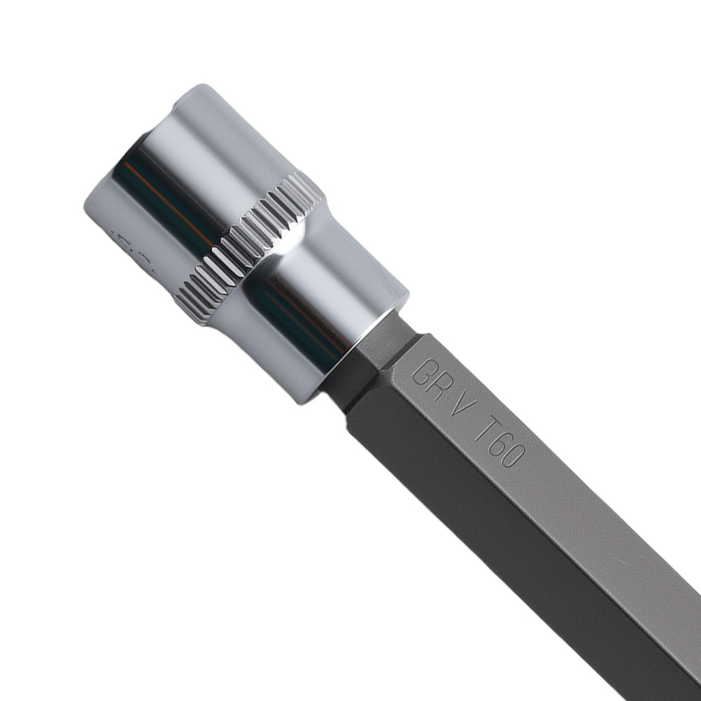 8 Pezzi Bussole Professionali 110mm T25-T60 Attacco 3/8 Cr-V