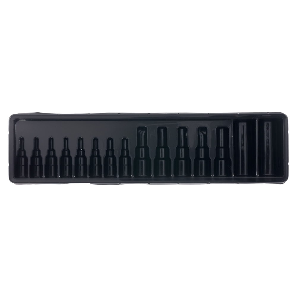 15pc CrMo Impact Star Socket Set 1/4 3/8 1/2 Drive T6-T70 Black compatible for Case