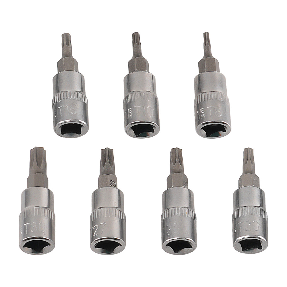 14 Piece Professional Socket Set T8-T70 CRV Steel Multi Drive Kit