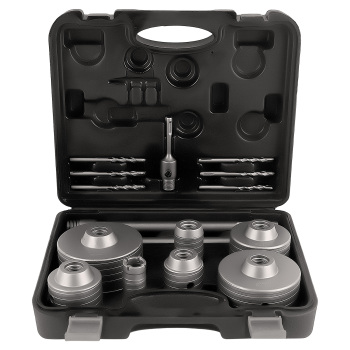 Brick Concrete Core Bit Carbide Hole Saw Set 16Pcs 30 40 50 65 80 100 110mm SDS