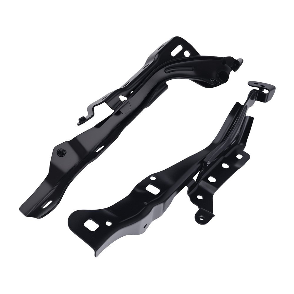 2Pcs Hood Hinge compatible for Ford F-150 2021-2024 ML3Z-16797-A ML3Z-16796-A Steel