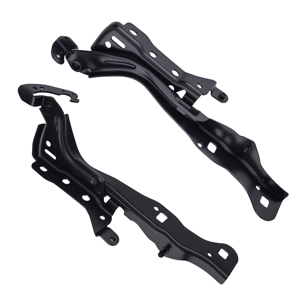 2Pcs Hood Hinge compatible for Ford F-150 2021-2024 ML3Z-16797-A ML3Z-16796-A Steel