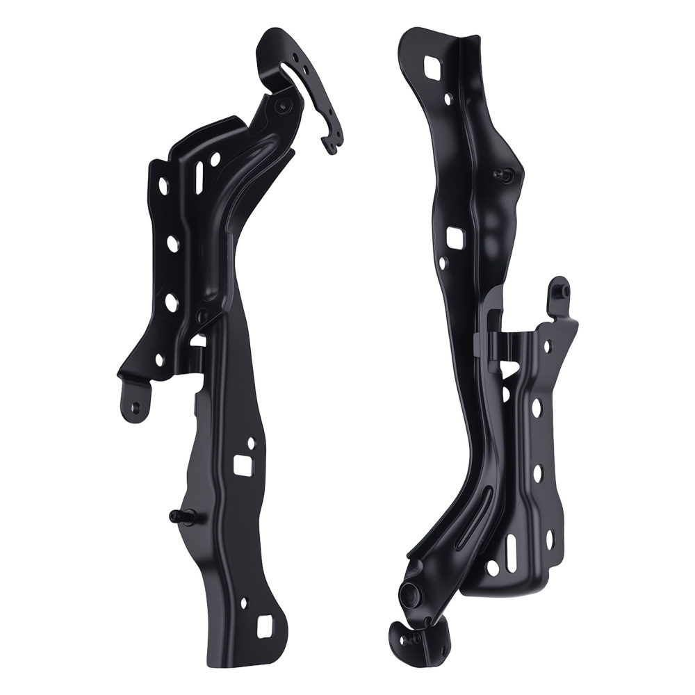 2Pcs Hood Hinge compatible for Ford F-150 2021-2024 ML3Z-16797-A ML3Z-16796-A Steel