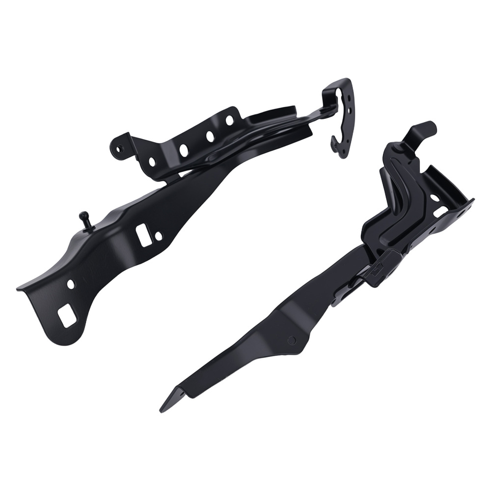 2Pcs Hood Hinge compatible for Ford F-150 2021-2024 ML3Z-16797-A ML3Z-16796-A Steel
