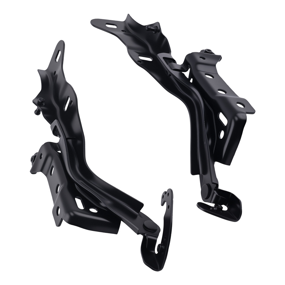 2Pcs Hood Hinge compatible for Ford F-150 2021-2024 ML3Z-16797-A ML3Z-16796-A Steel