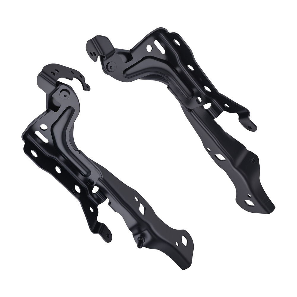 2Pcs Hood Hinge compatible for Ford F-150 2021-2024 ML3Z-16797-A ML3Z-16796-A Steel