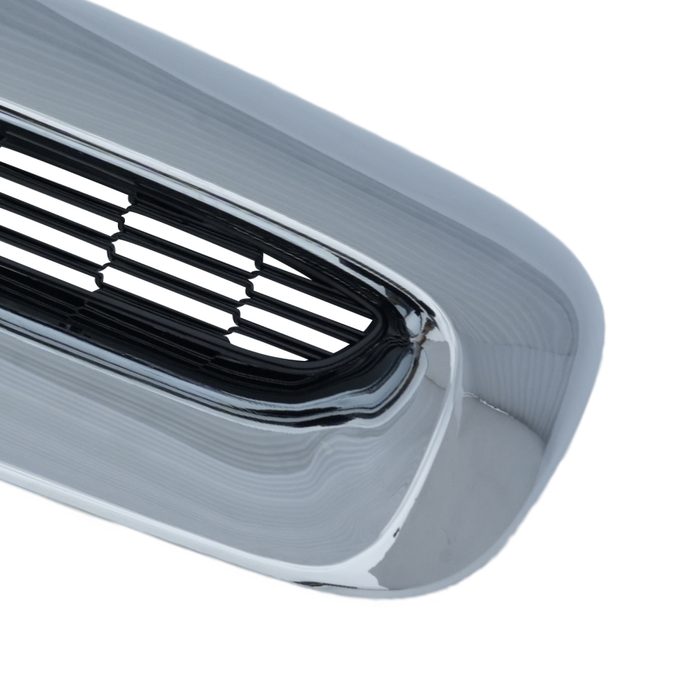 Chrome ABS Hood compatible for Vent Grille Cover compatible for Mini Cooper S R55 R56 R57 R58 07-14