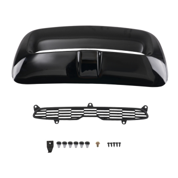 Black ABS Hood Air compatible for Vent Compatible for Mini Cooper S R55 R56 R57 R58 2007-2014 Upper
