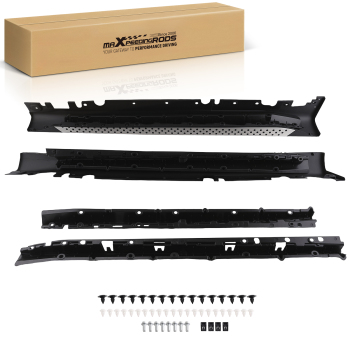 Nerf Bars Running Boards compatible for BMW X6 E71 2008-2014 Side Steps Both Sides