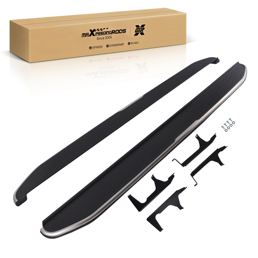 Nerf Bars Running Board Kit compatible for Range Rover Evoque L551 2018+ Side Steps Black
