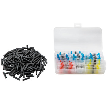 300 Connettori A SaldareTermoretraibiliDi Testa Set Di Connettori A Crimpare