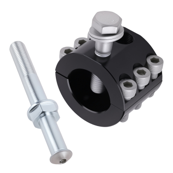 Steering Stabilizer Tie Rod Clamp compatible for Jeep JK JKU JL JLU 2007+ 1-1/2 OD Tube