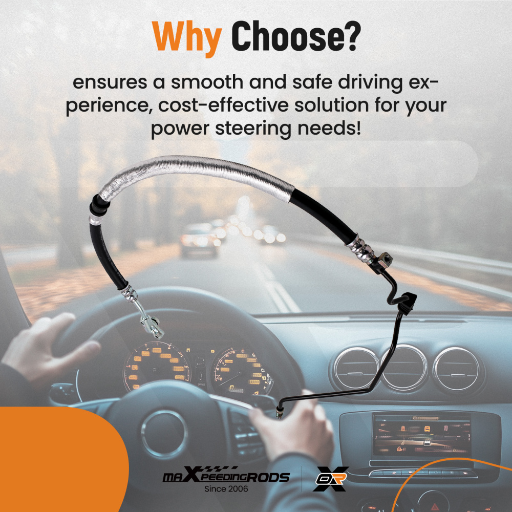 Assieme Tubo Pressione Servosterzo compatibile per Honda Odyssey 3.5 Liter 53713SHJA02 Adatto per guida a sinistra