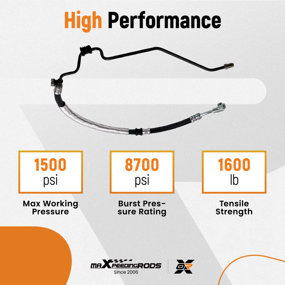 Assieme Tubo Pressione Servosterzo compatibile per Honda Odyssey 3.5 Liter 53713SHJA02 Adatto per guida a sinistra