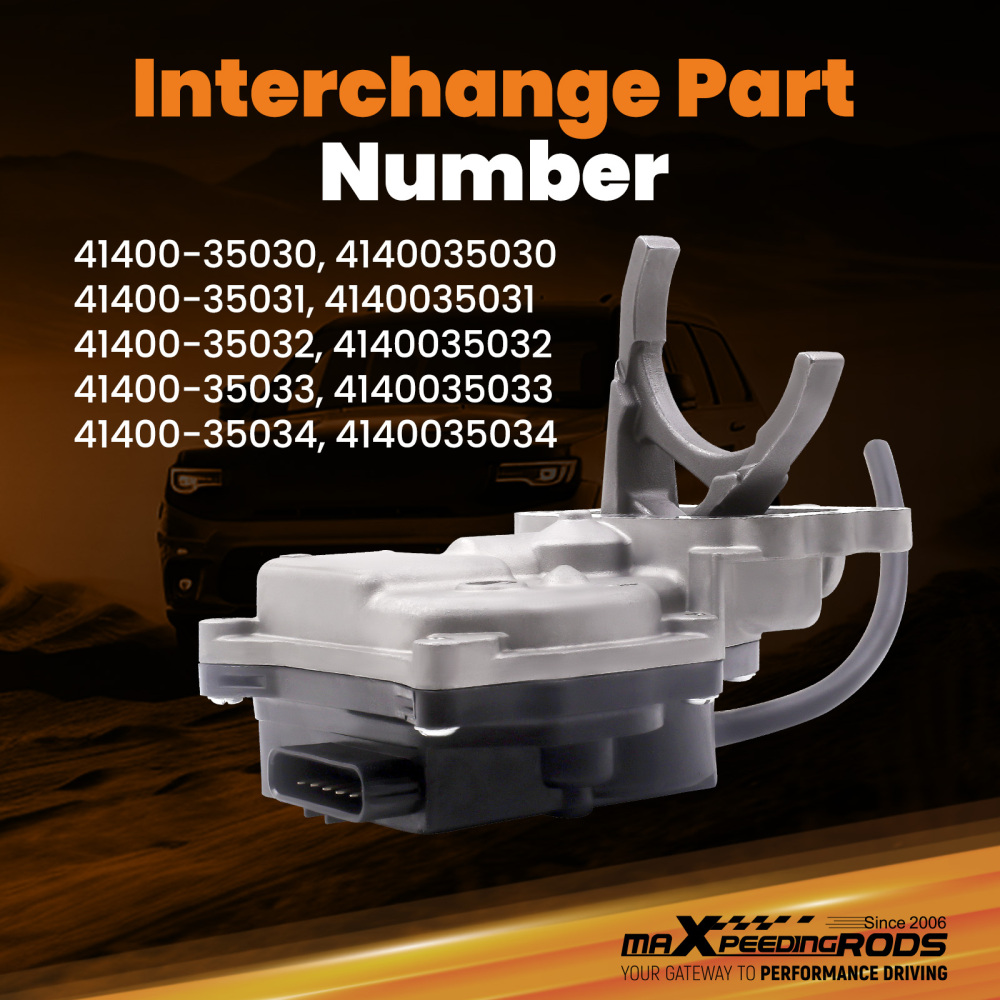 Compatible for Toyota Tacoma 2005-2019 4WD Front Differential Vacuum Actuator 41400-35034