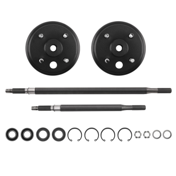 Compatible for Golf Cart Rear AxleBrake Hub Drum Assembly Kit compatible for Columbia HD Elec 1986-Up