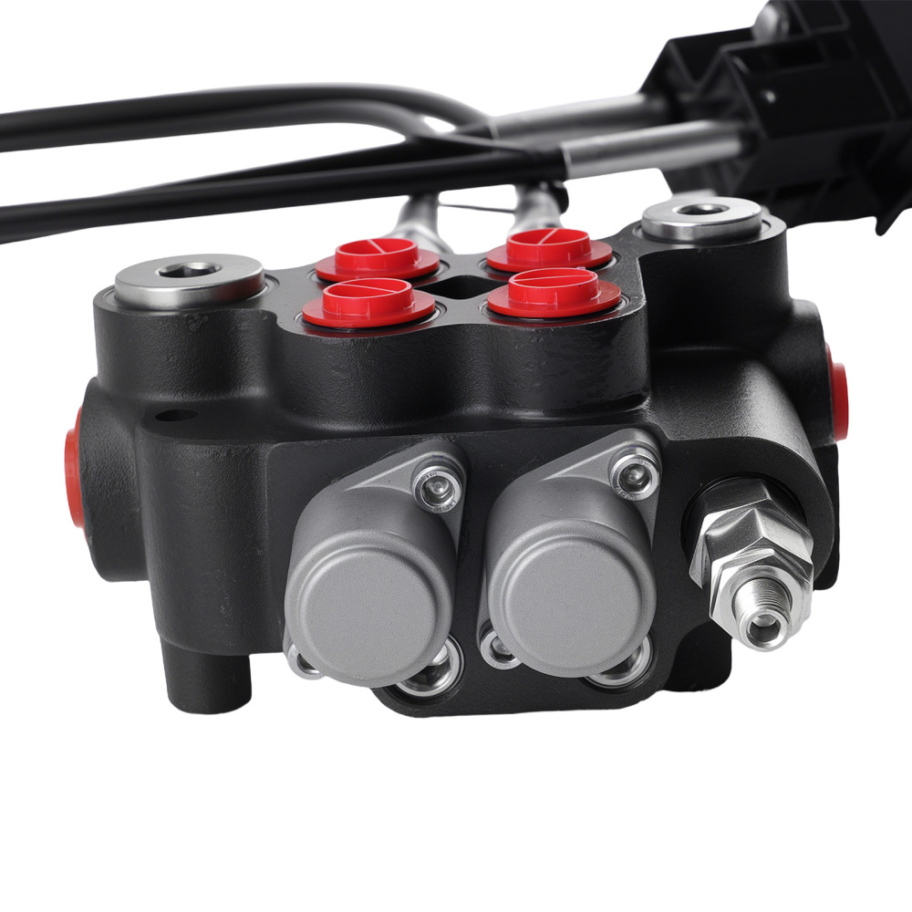 Cable Remote Control Valve Kit w/ 2 Spool Valve 80lpm 2 Cables Remote Joystick