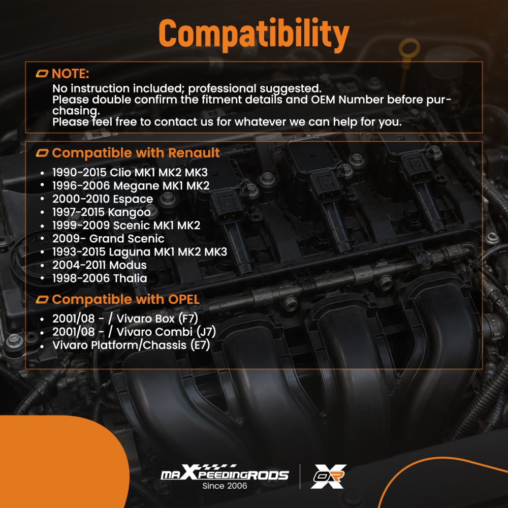Compatible for Mercedes-Benz A-Class W168 Hatchback A 140 82HP 60KW Ignition coil packs