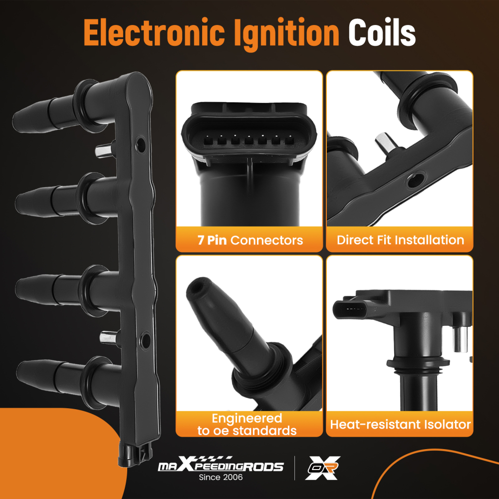 1x 7 Pin Ignition Coil Pack compatible for Opel Vauxhall Insignia Astra 1.6L 1.8L55561655