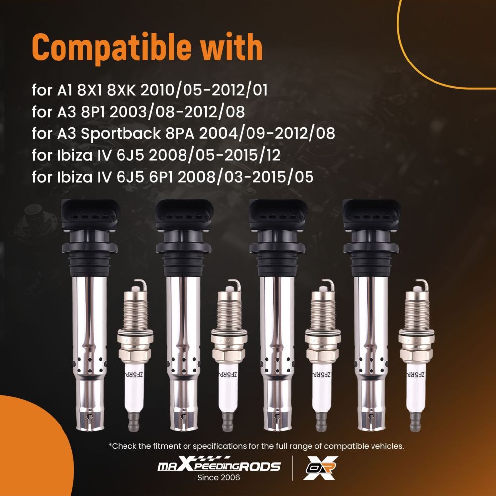 Bobina Accensione compatibile per Seat Ibiza compatibile per Skoda Superb 036905100B 12V