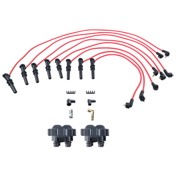 2pcs Coils8pcs Wires compatible for Ford Crown Victoria compatible for Mercury Grand Marquis 4.6L DG449
