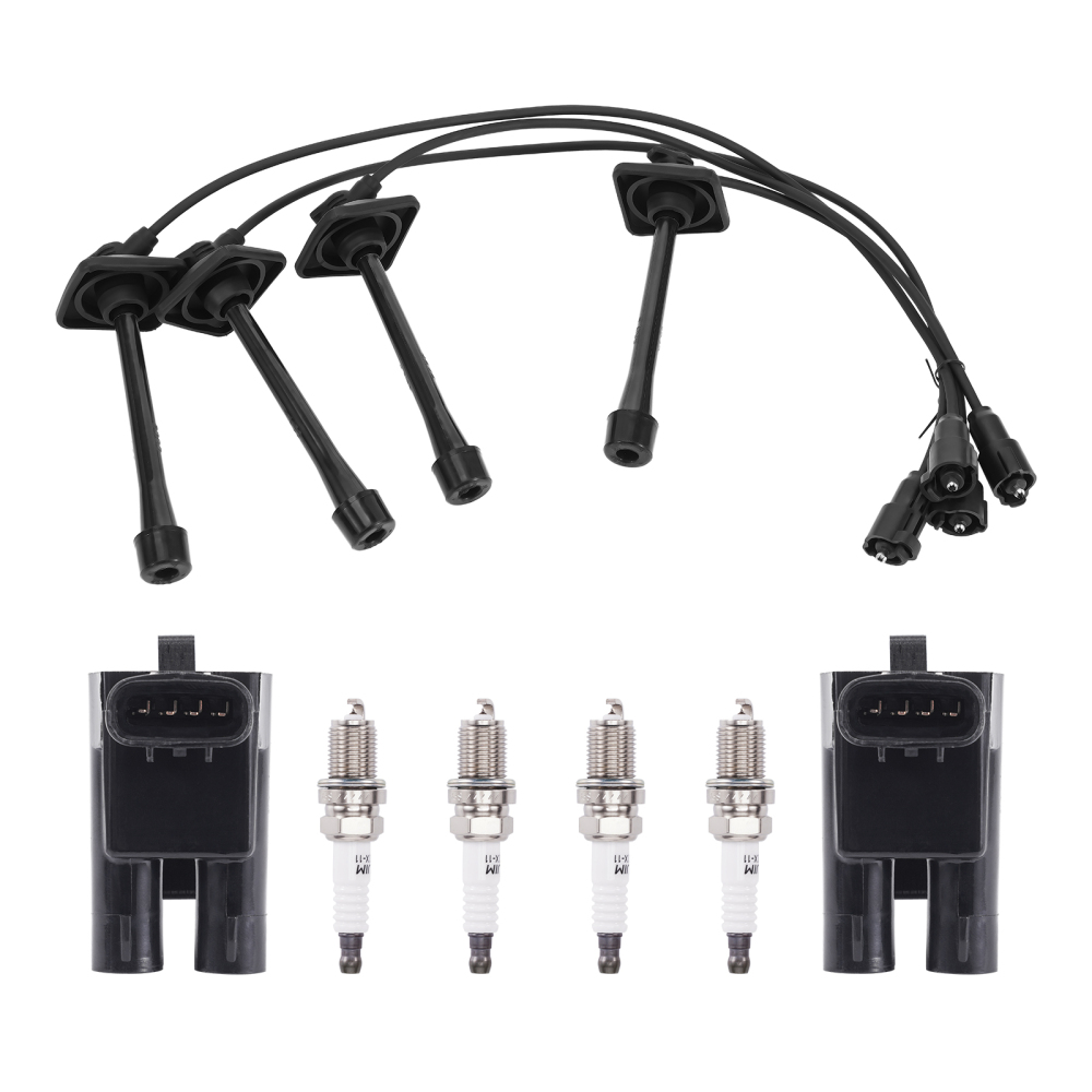 Ignition CoilWireset and Iridium Spark Plug compatible for Toyota Camry L4 2.2L 2000-01
