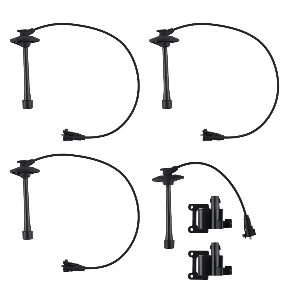 2x Ignition CoilWire Set compatible for Toyota Camry 2.2L 1997-2001 UF180 90919-02218