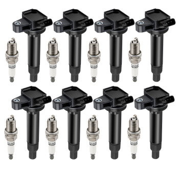 8Ignition CoilsIridium Spark Plugs compatible for Toyota 4Runner Land Cruiser Sequoia