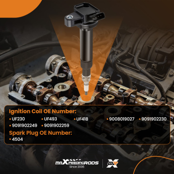 8Ignition CoilsIridium Spark Plugs compatible for Toyota 4Runner Land Cruiser Sequoia
