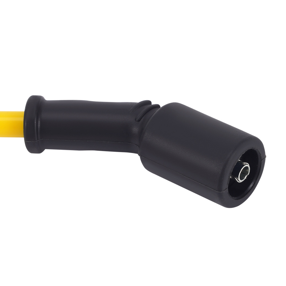 8 Round Ignition Coils Set Spark Plug Wires compatible for Chevy Silverado 1500 2500 compatible for GMC