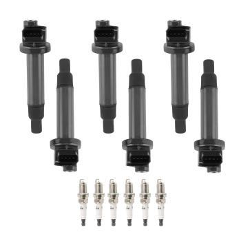 Ignition CoilSpark Plug compatible for Toyota Avalon compatible for Camry Highlander Sienna 3.0 3.3 V6