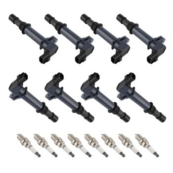 8 pcs Ignition CoilSpark Plug compatible for Chrysler Mitsubishi Dodge Jeep UF270 4503