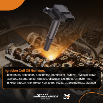 Ignition Coil Pack compatible for AUDI A6 C5 Avant 3.7 Quattro 260HP 1999-2005 06B905115B