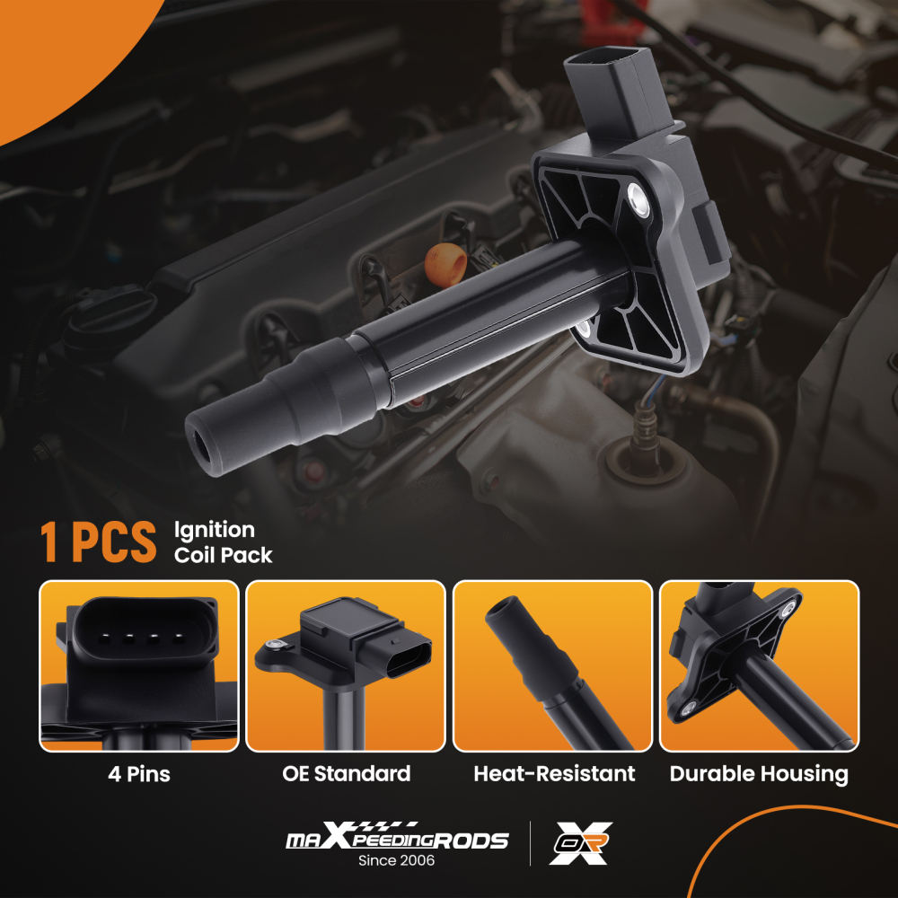 Ignition Coil Pack compatible for AUDI A6 C5 Avant 3.7 Quattro 260HP 1999-2005 06B905115B