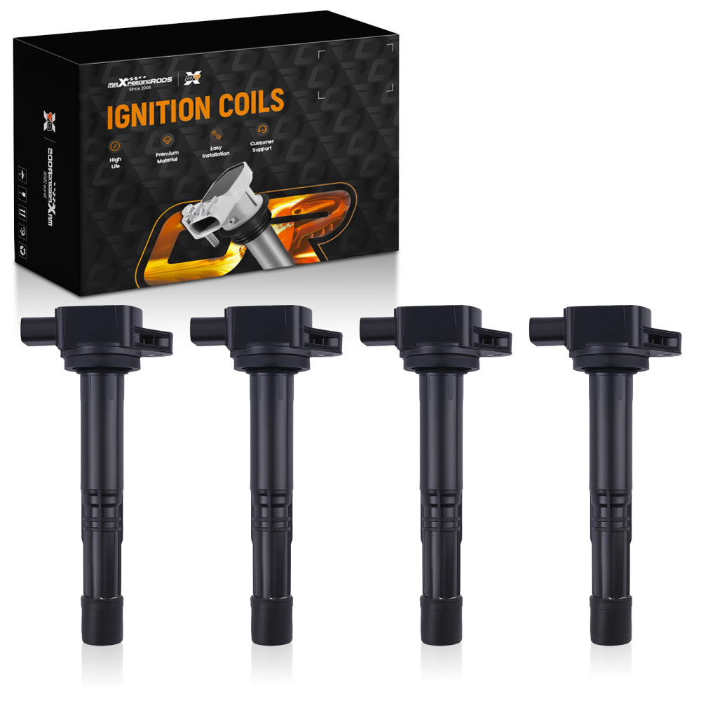 4pcs Ignition Coil compatible for Honda Civic RSX S2000 2.0/2.2L E413 30520PRAA01 2002-2011